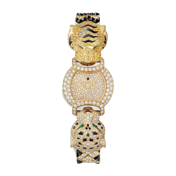 Cartier Indomptables Diamond Pave Yellow Gold 22.2mm