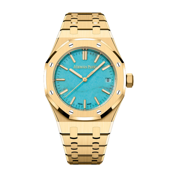 Audemars Piguet Royal Oak Selfwinding Turquoise Yellow Gold 37mm