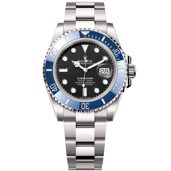 Rolex "Cookie Monster" Submariner Black White Gold 41mm