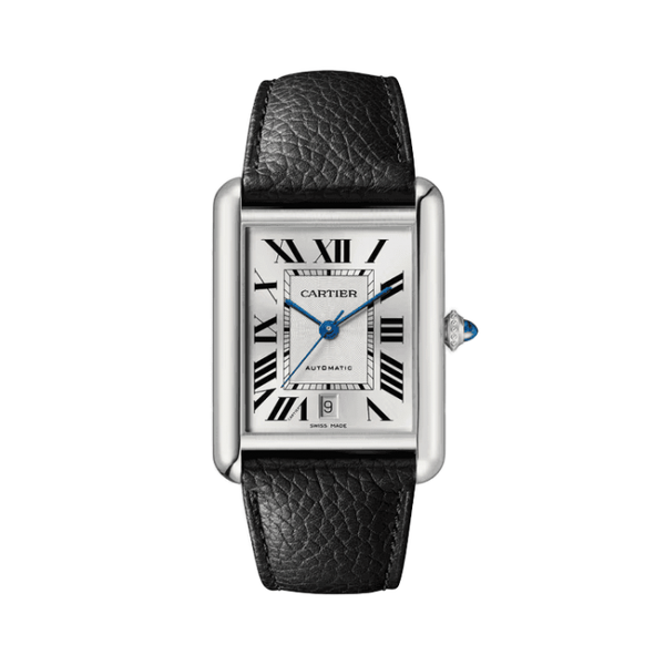 Cartier Tank Must Silver Steel Leather 31mm