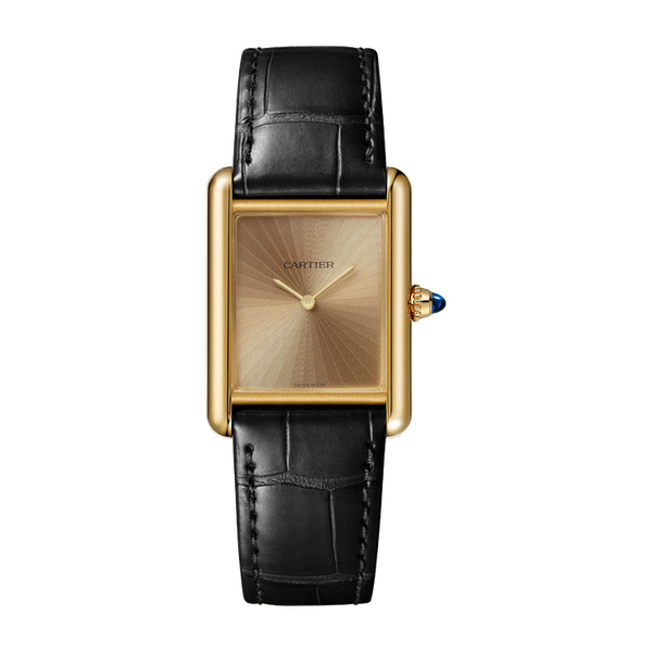Cartier Tank Louis Cartier Gold Yellow Gold Alligator Leather 25.5mm