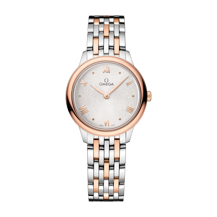 Omega De Ville Prestige Silver Two-Tone 27.5mm