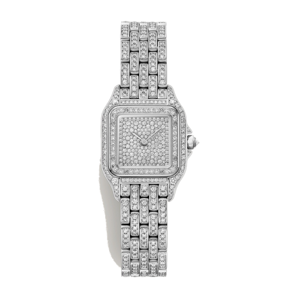 Cartier Panthère de Cartier Small Diamond Pave White Gold 22mm