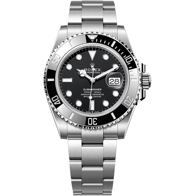 Rolex Submariner Black Steel 41mm