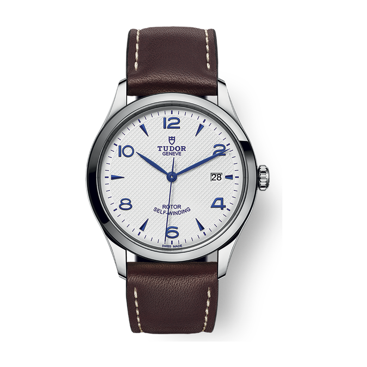 Tudor 1926 39 White Steel Leather 39mm