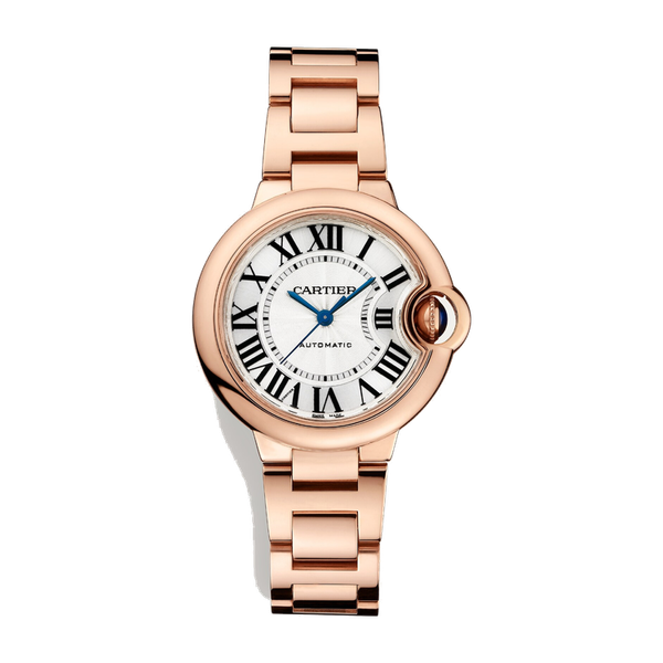 Cartier Ballon Bleu 33 mm Silver Rose Gold 33mm