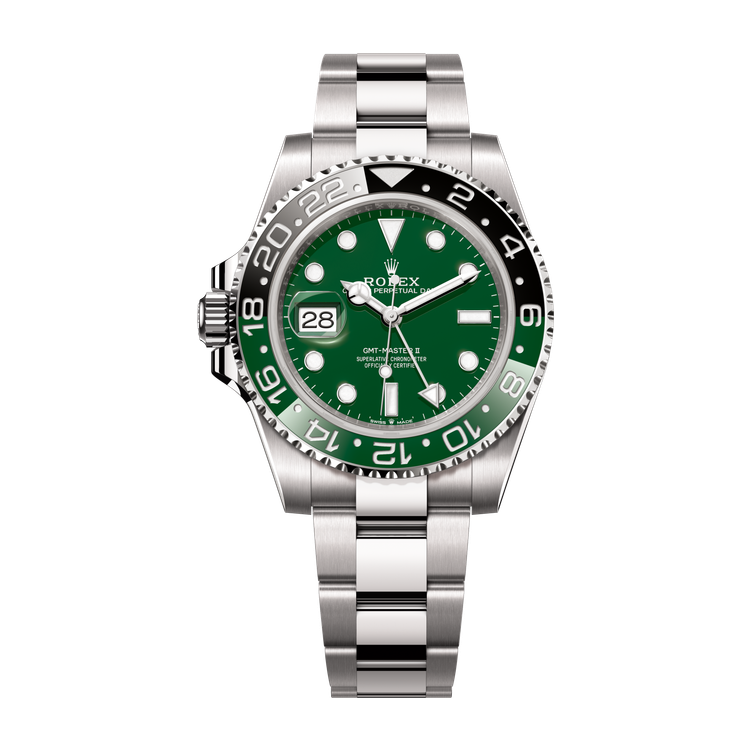 Rolex GMT-Master II Green White Gold 40mm