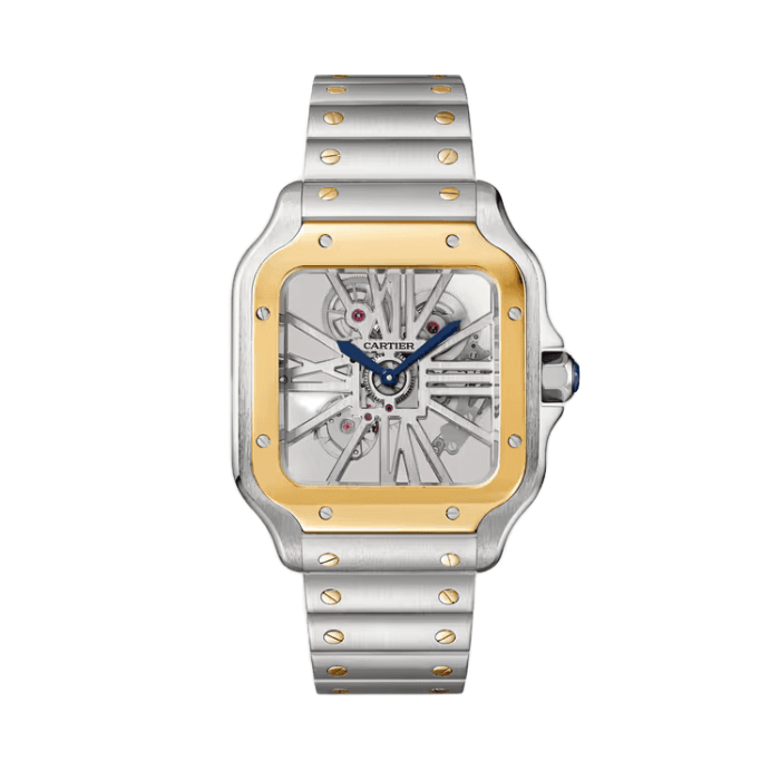 Cartier Santos Skeleton Steel 39.8mm