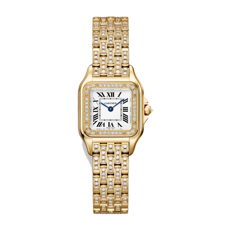 Cartier Panthère de Cartier Small Silver Yellow Gold 22mm