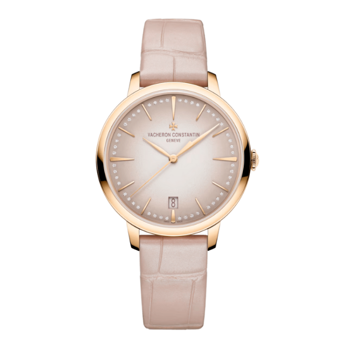 Vacheron Constantin Patrimony Self-winding Pink Rose Gold Alligator Leather 36.5mm