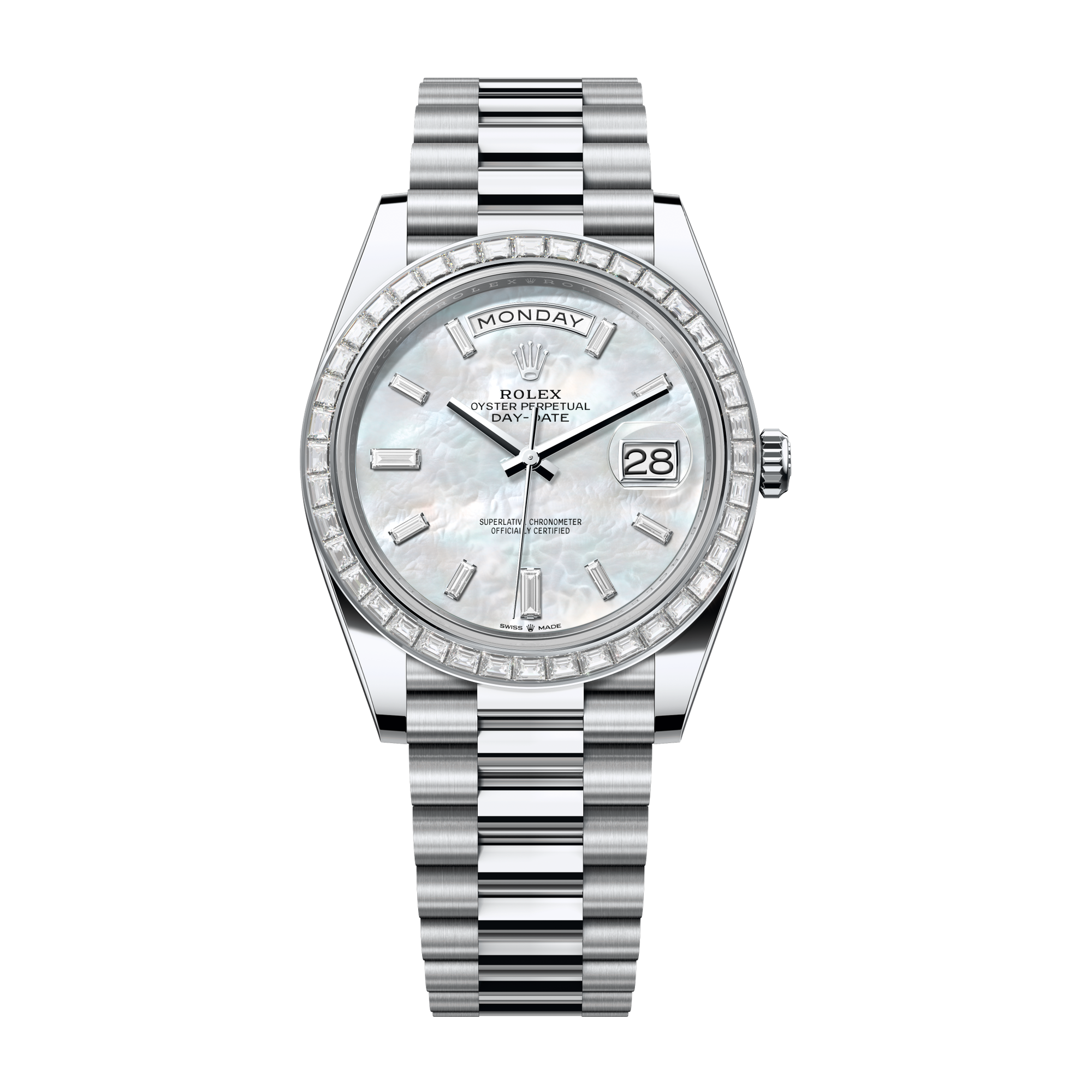 Rolex Day-Date 40 Mother of Pearl Platinum 40mm