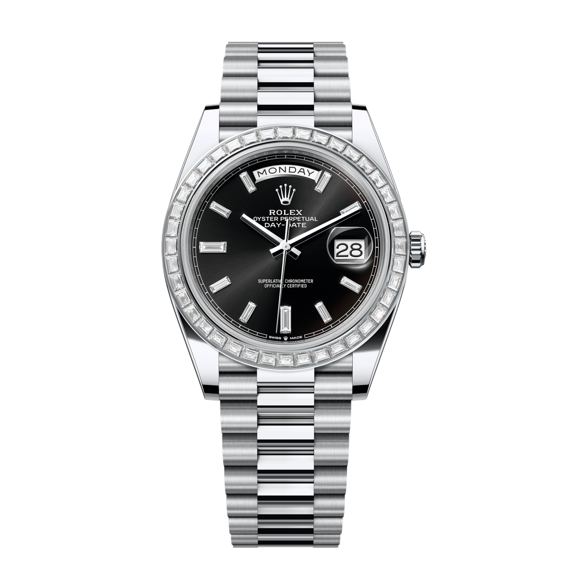 Rolex Day-Date 40 Black Platinum 40mm