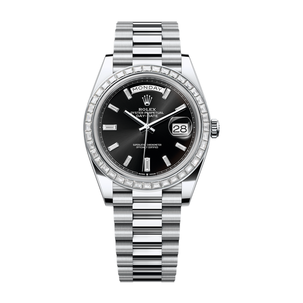 Rolex Day-Date 40 Black Platinum 40mm