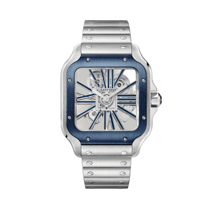 Cartier Santos Skeleton Steel 39.8mm