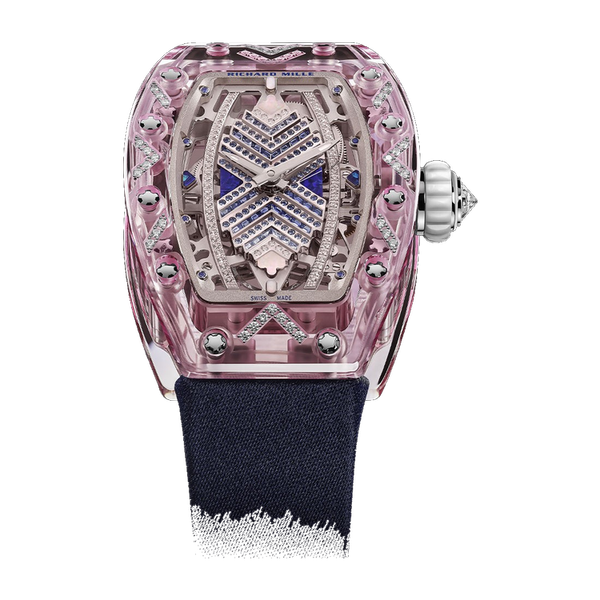 Richard Mille RM 07-02 Diamond Pave Sapphire Fabric 32.9mm