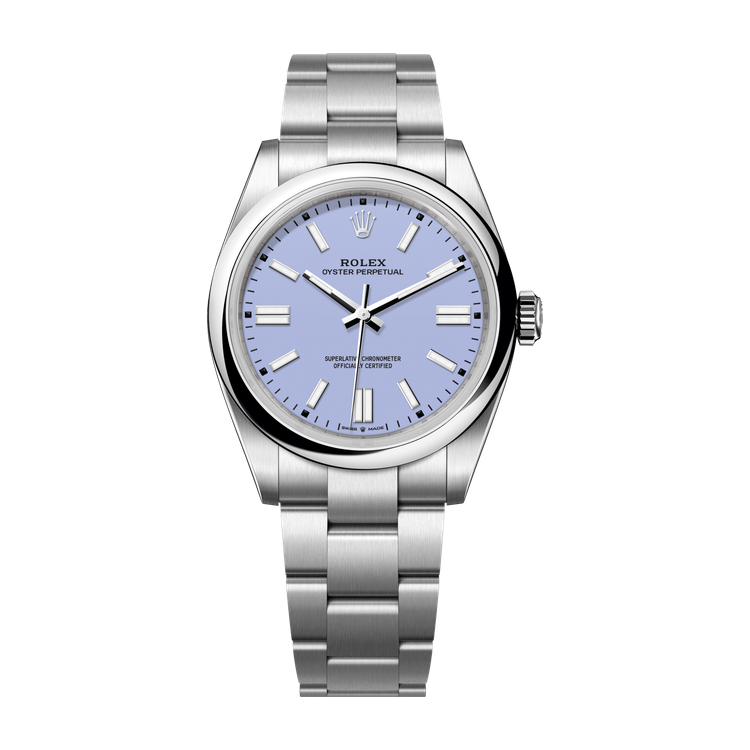 Rolex Oyster Perpetual 41 Purple Steel 41mm
