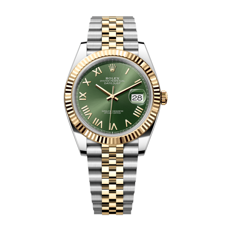 Rolex Datejust 41 Green Two-Tone 41mm