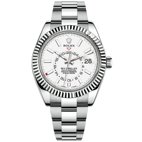 Rolex Sky-Dweller White Steel & White Gold 42mm