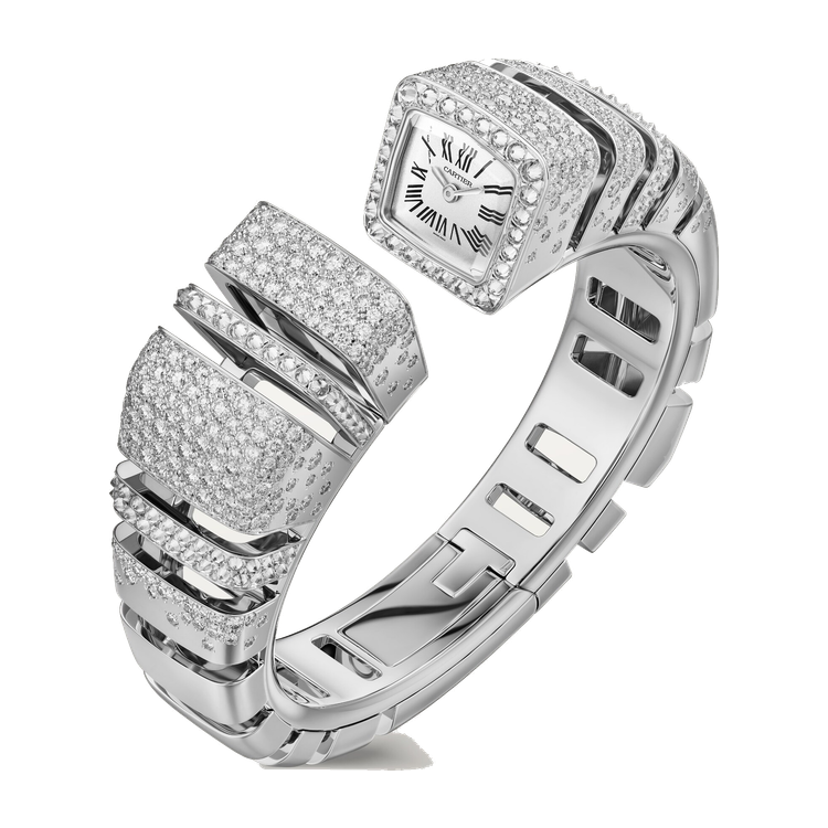 Cartier Reflection Size 15 Silver White Gold 18.4mm