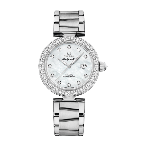 Omega De Ville Ladymatic White Steel 34mm