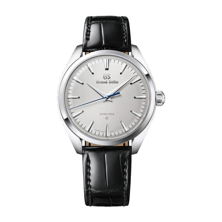 Grand Seiko Masterpiece Silver Platinum Alligator Leather 38.5mm