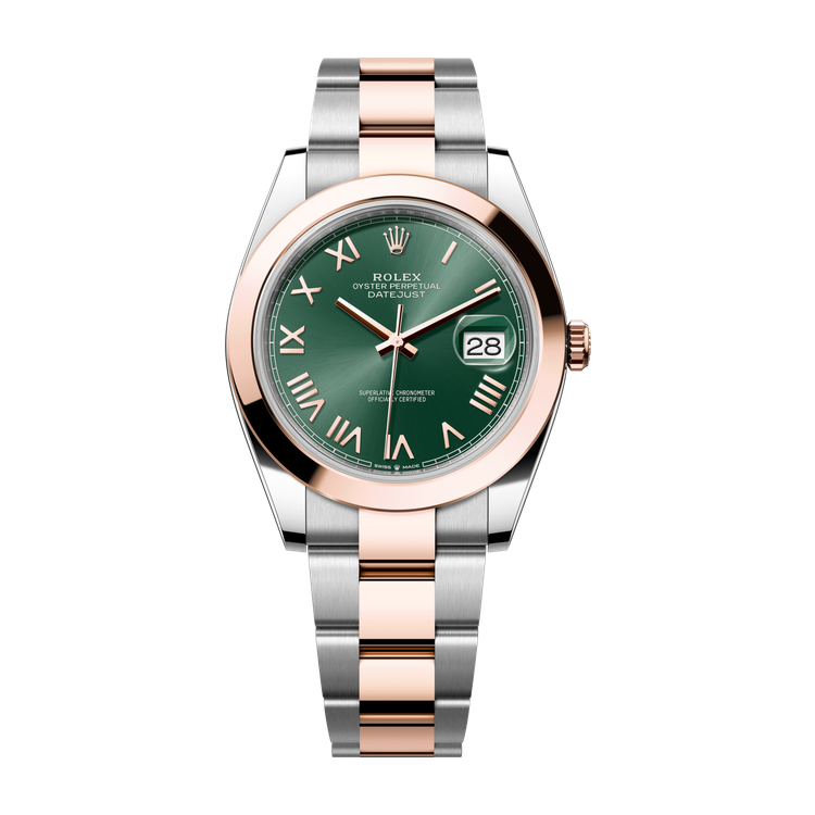Rolex Datejust 41 Green Two-Tone 41mm