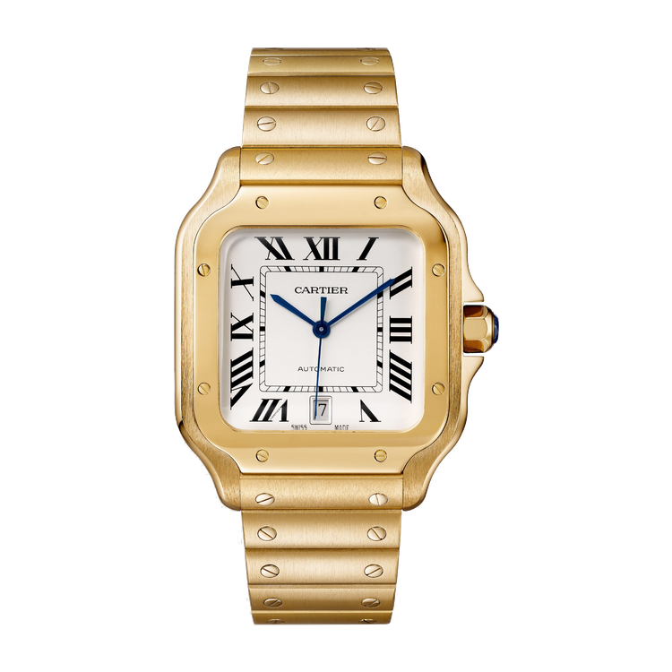 Cartier Santos de Cartier Large Silver Yellow Gold 39.8mm
