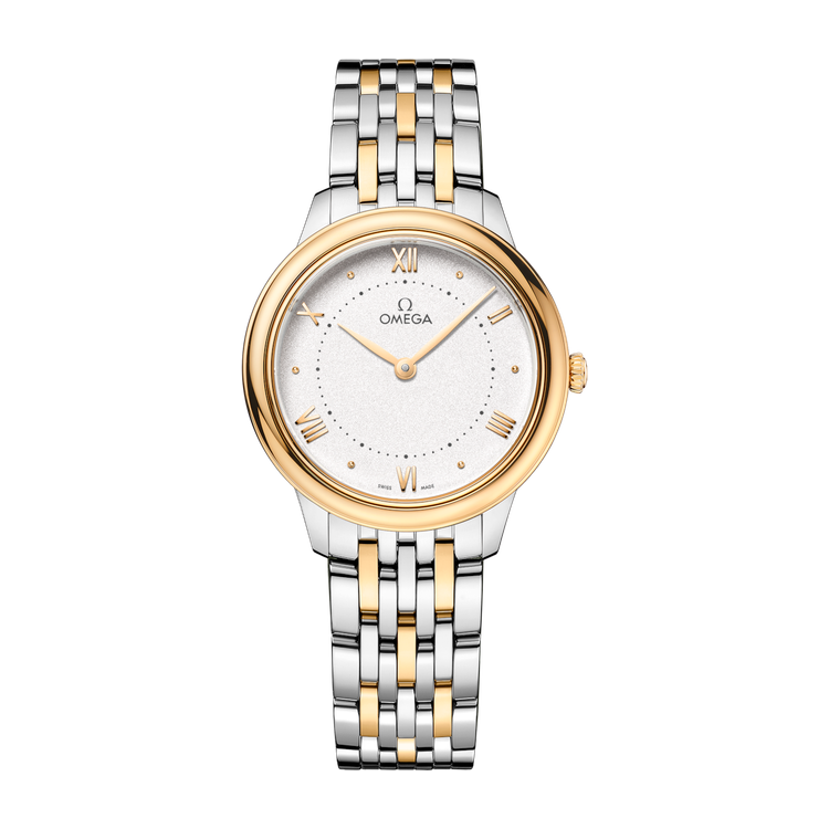 Omega De Ville Prestige Silver Two-Tone 30mm