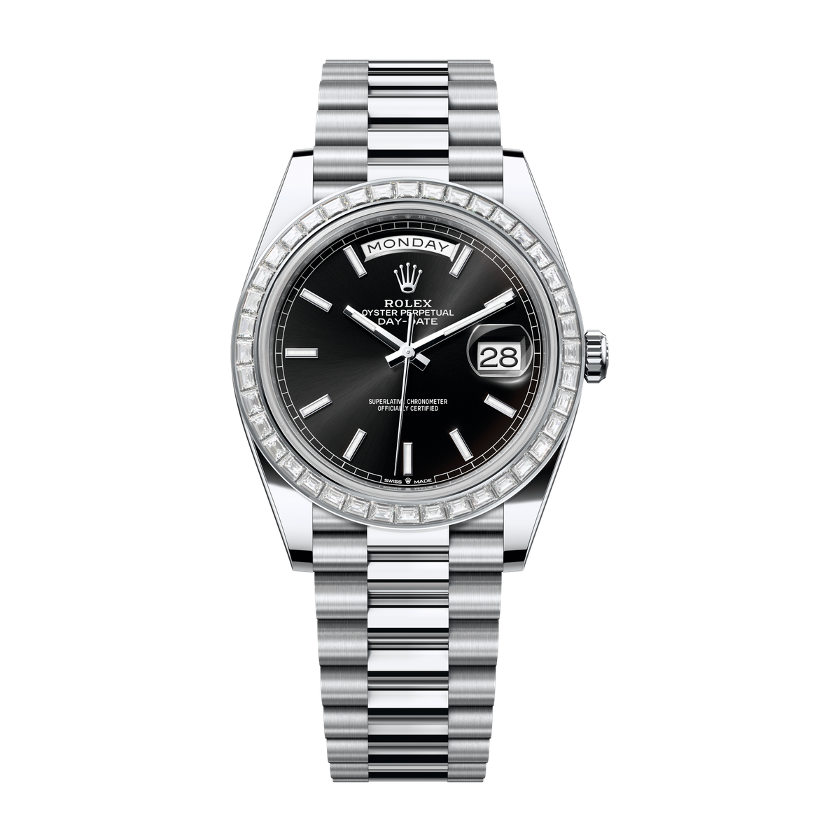 Rolex Day-Date 40 Black Platinum 40mm