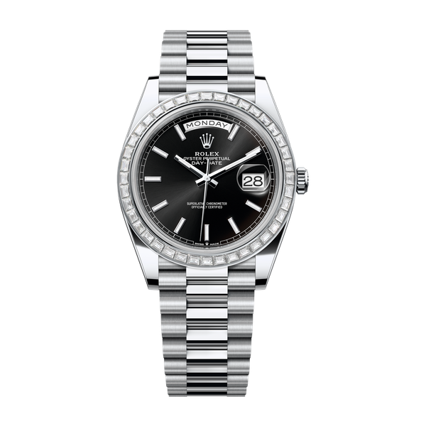 Rolex Day-Date 40 Black Platinum 40mm