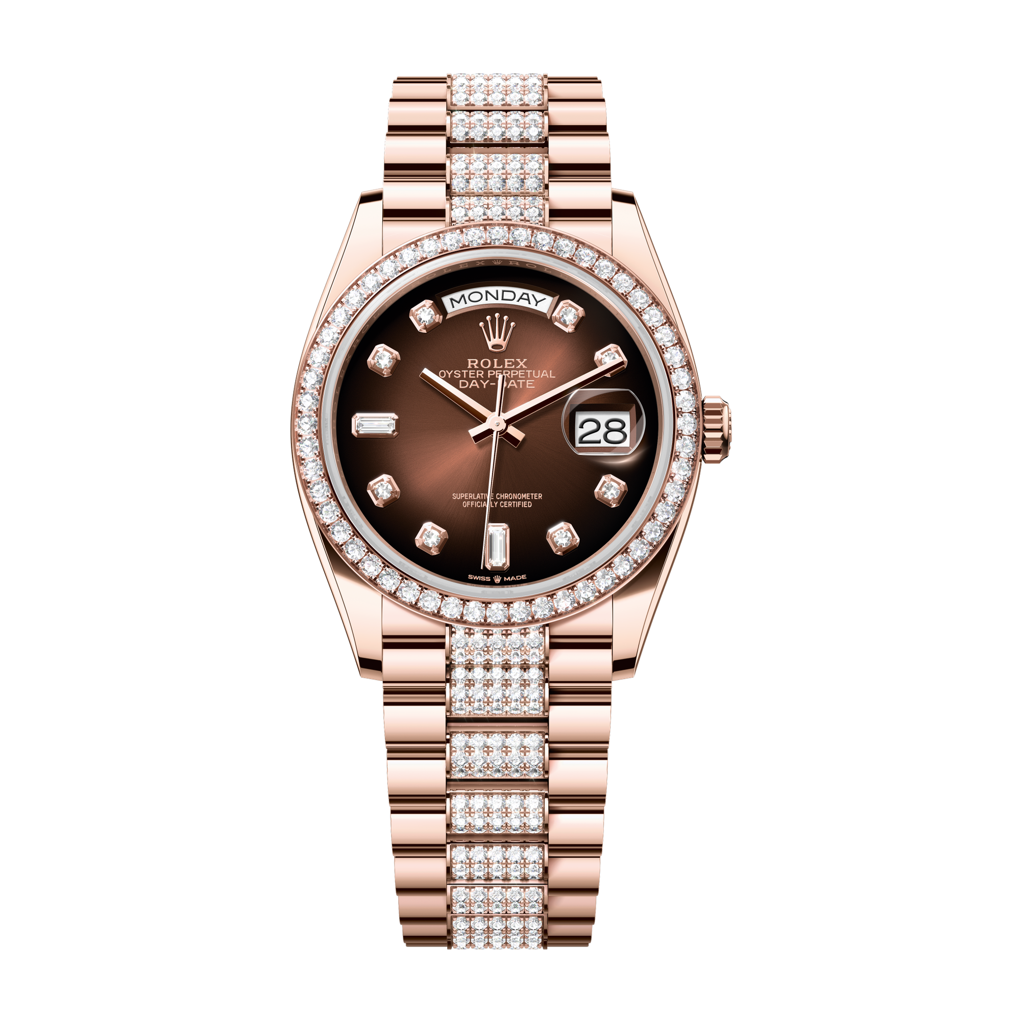 Rolex Day-Date 36 Brown Rose Gold 36mm