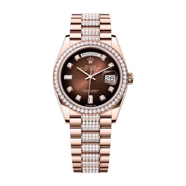 Rolex Day-Date 36 Brown Rose Gold 36mm
