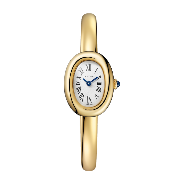 Cartier Baignoire Mini Silver Yellow Gold 18.7mm