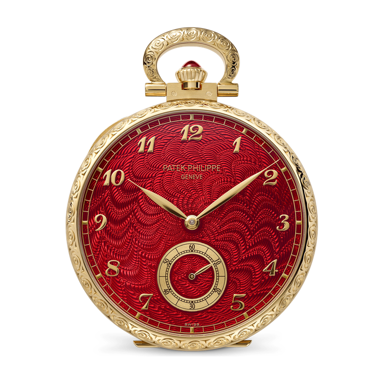 Patek Philippe "Flamenco" Rare Handcrafts Red Yellow Gold 44.1mm