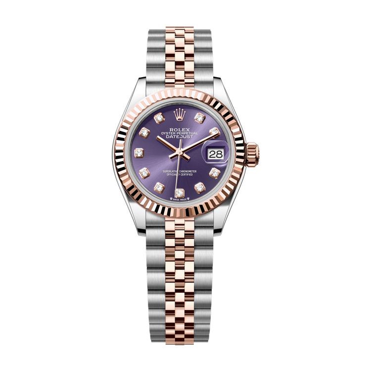 Rolex Lady-Datejust Purple Two-Tone 28mm