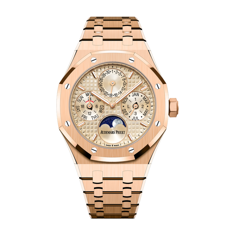 Audemars Piguet Royal Oak Selfwinding Perpetual Calendar Cream Rose Gold 38mm