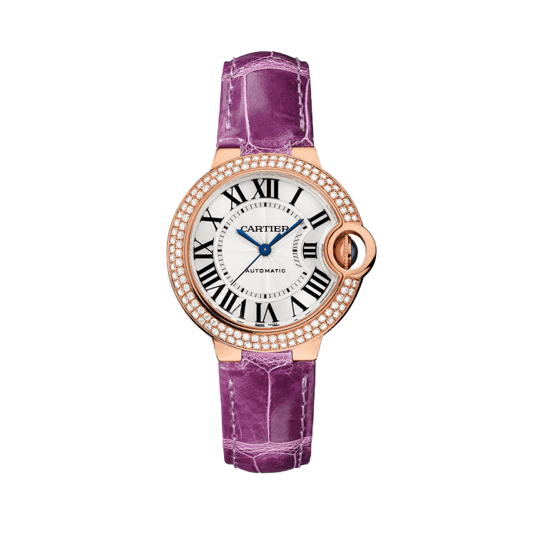 Cartier Ballon Bleu Small White Leather 33mm