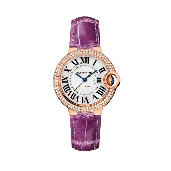 Cartier Ballon Bleu Small White Leather 33mm