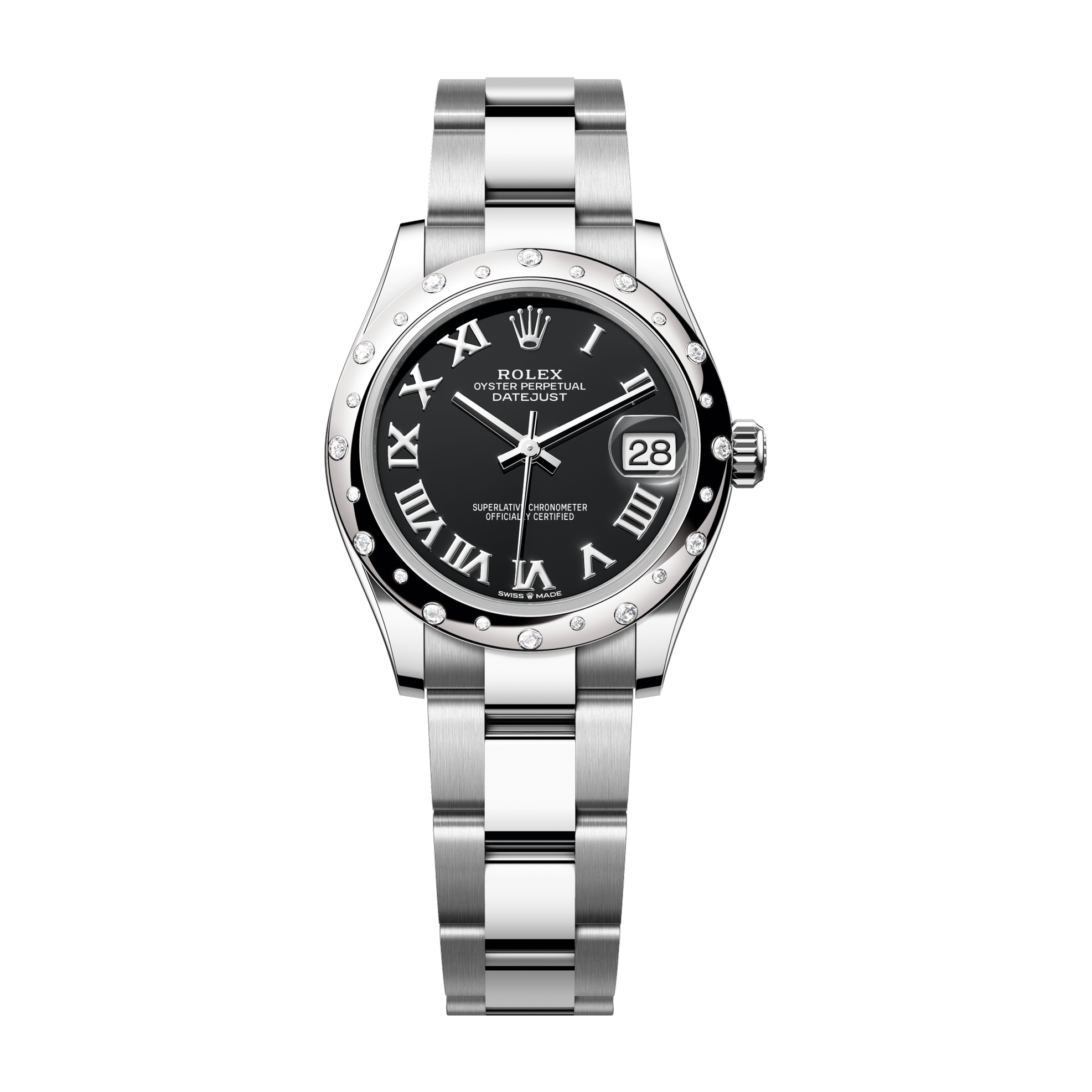Rolex Datejust 31 Black Steel & White Gold 31mm