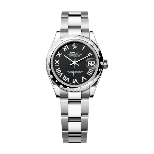 Rolex Datejust 31 Black Steel & White Gold 31mm