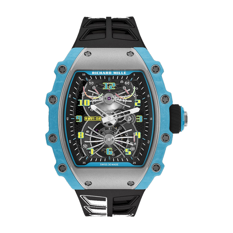 Richard Mille "Aerodyne" RM 21-02 Skeleton Carbon Rubber 42.68mm