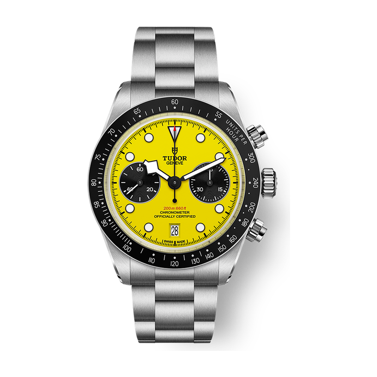 Tudor "Bumblebee" Black Bay Chrono 39 Yellow Steel 39mm
