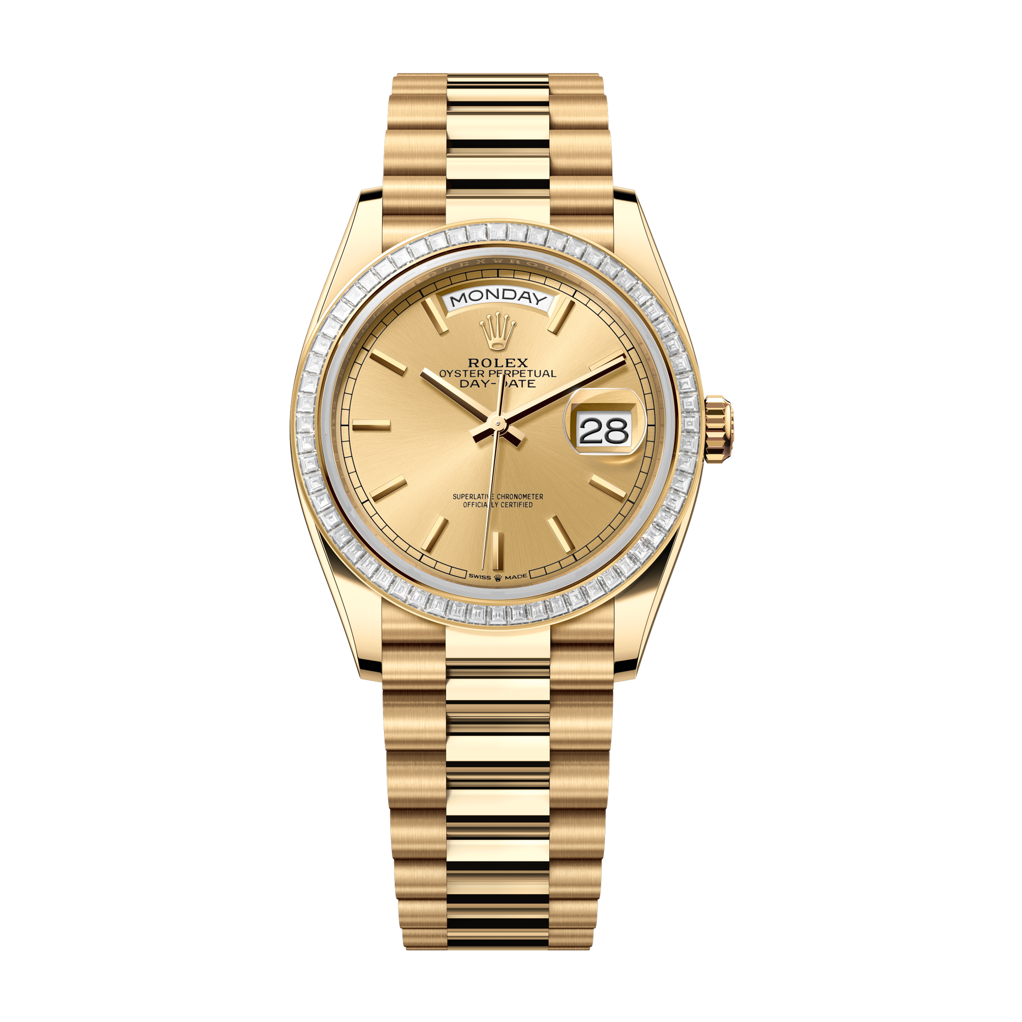 Rolex Day-Date 36 Champagne Yellow Gold 36mm