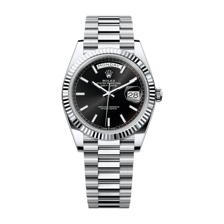 Rolex Day-Date 40 Black Platinum 40mm