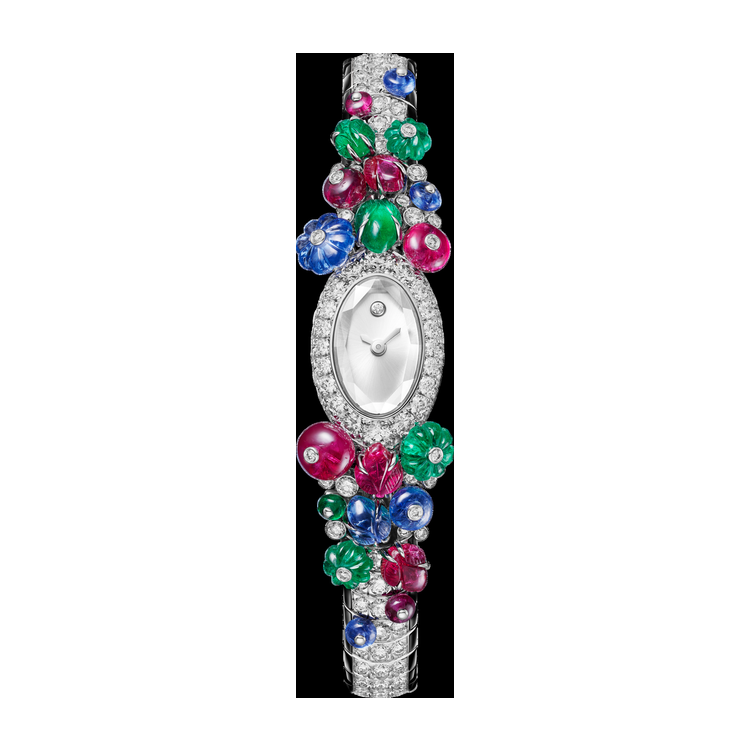 Cartier High Jewelry Silver White Gold 13.6mm
