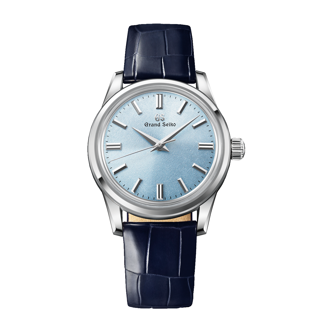 Grand Seiko "Kishun" Elegance Contemporary Classics Blue Steel Alligator Leather 37.3mm