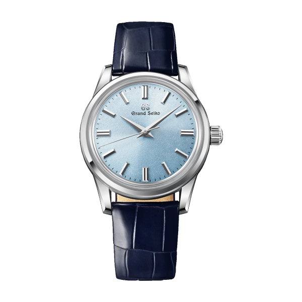 Grand Seiko "Kishun" Elegance Contemporary Classics Blue Steel Alligator Leather 37.3mm