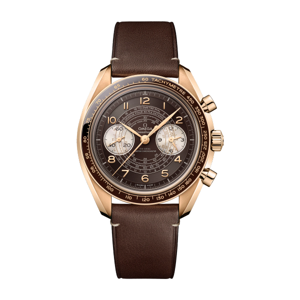 Omega Speedmaster Chronoscope Brown Bronze Leather 43mm