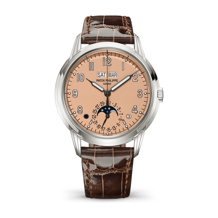Patek Philippe Grand Complications Rose Gold White Gold Alligator Leather 40mm