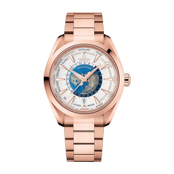 Omega Seamaster Aqua Terra 150M Silver Rose Gold 43mm